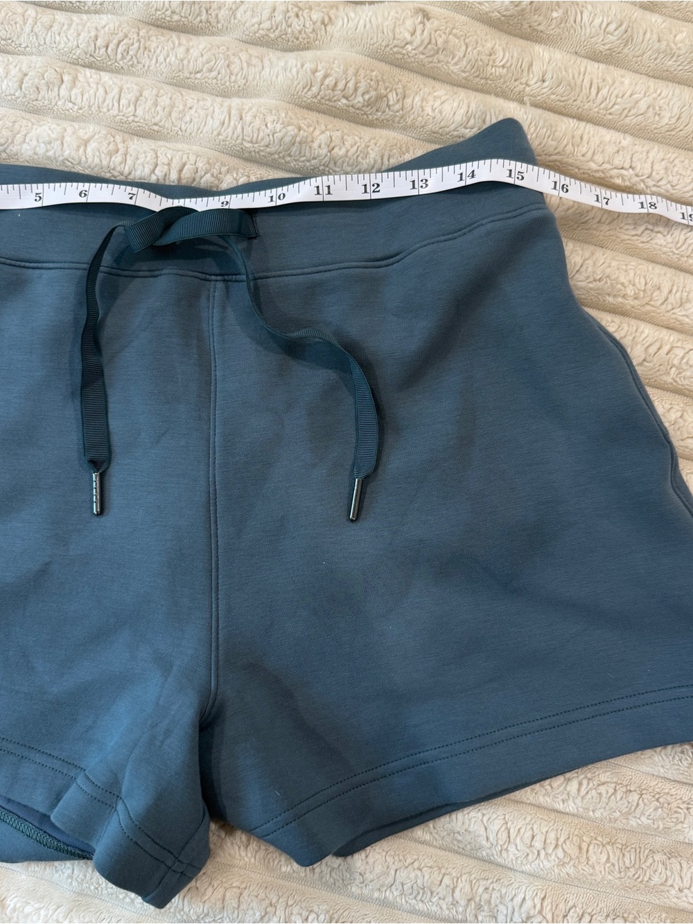 Spanx Air Essentials Lounge Shorts Blue Muted Womens Size Large Soft Everyday - Picture 4 of 6